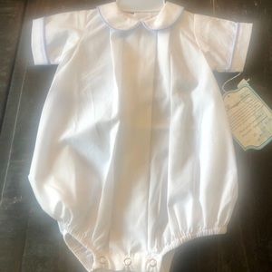 Remember Nguyen White Bubble Bodysuit - 6 months